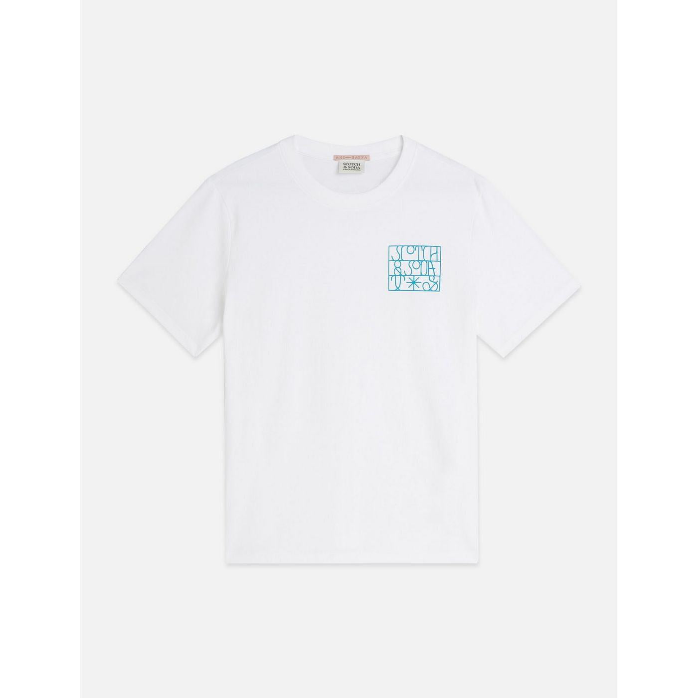 T-Shirt Small Artwork Regular-Fit - Bright White