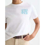T-Shirt Small Artwork Regular-Fit - Bright White