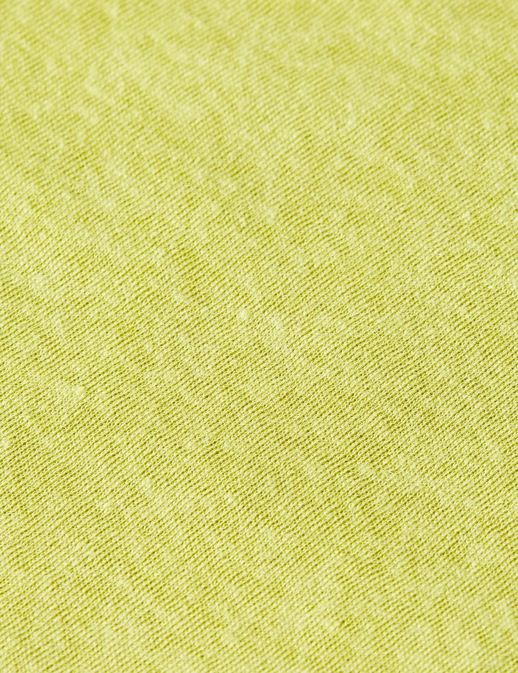 Linen V-Neck T-Shirt - Green Oasis