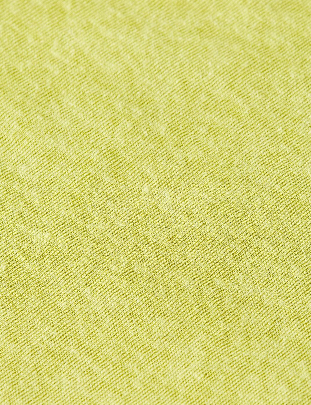 Linen V-Neck T-Shirt - Green Oasis