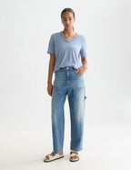 T-Shirt Linen V-Neck - Infinity