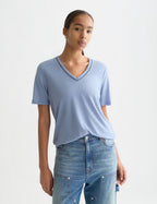T-Shirt Linen V-Neck - Infinity