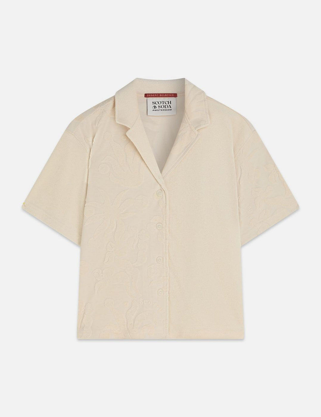 Chemise Towelling Shortsleeved - Fog