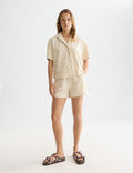 Chemise Towelling Shortsleeved - Fog