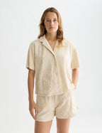Chemise Towelling Shortsleeved - Fog