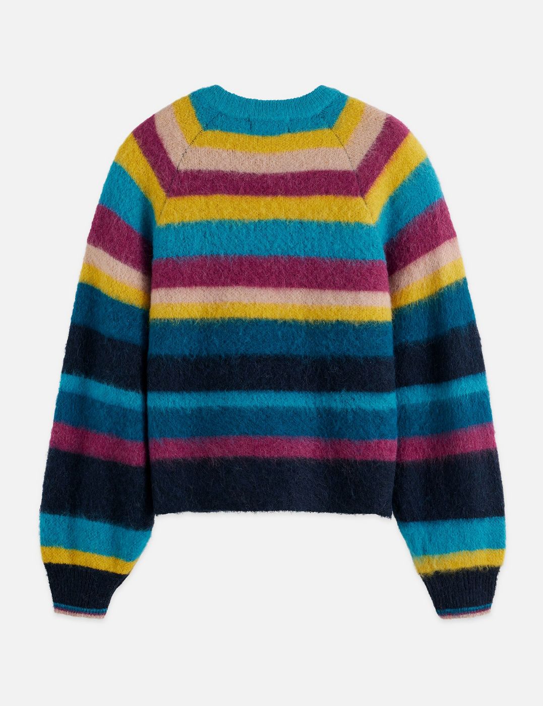 Stripep Oversized Pullover - El Cosmico Stripe Deep Lagoon