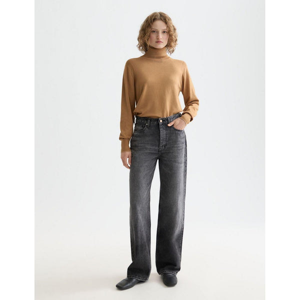Pull Core Roll Neck Relaxed - Tobacco Melange