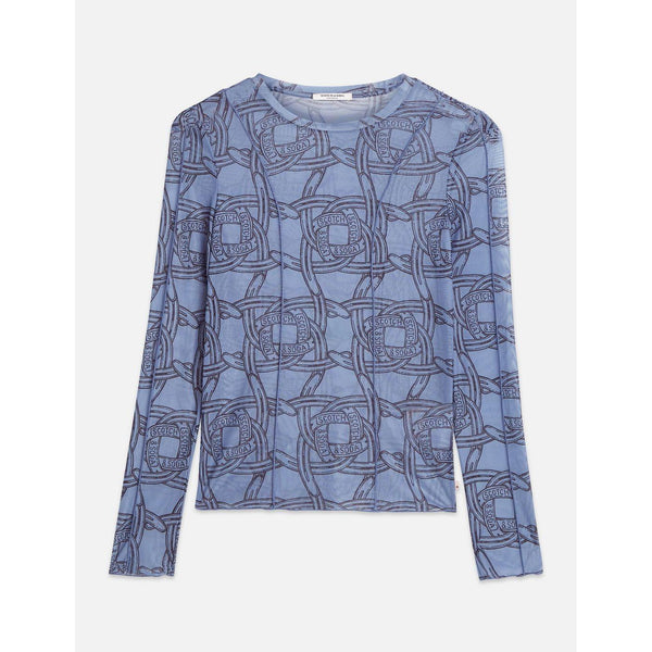 T-Shirt Printed Mesh Long Sleeve - Horseshoes Infinity