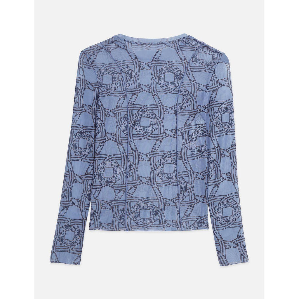 T-Shirt Printed Mesh Long Sleeve - Horseshoes Infinity