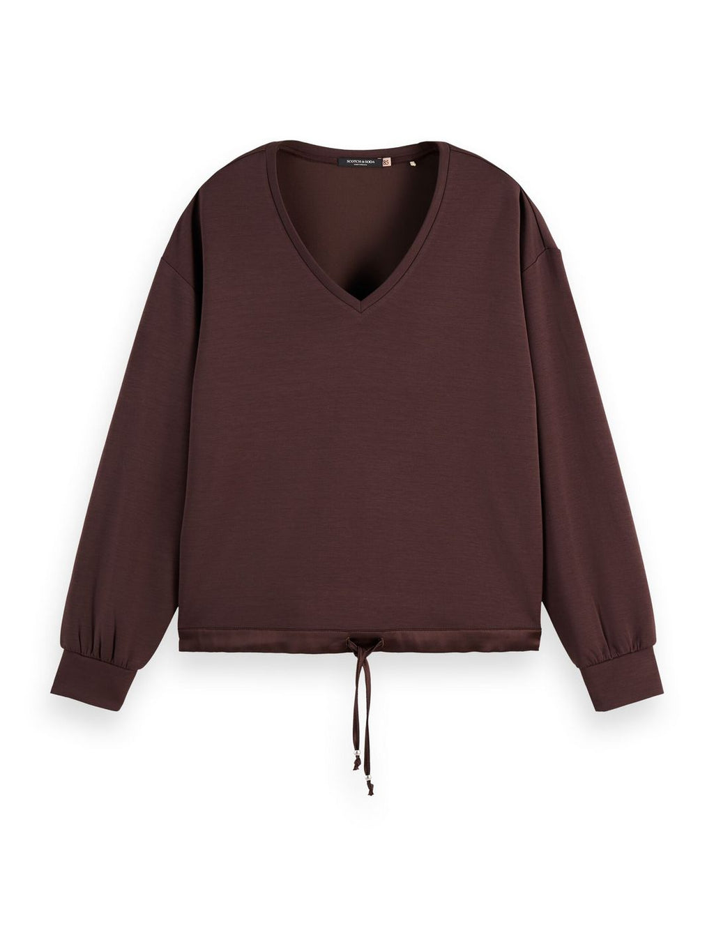 Pullover aus Modal - Chocolate Plum