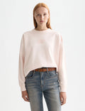 Sweat Oversize Teint sur Pièce Logo - Barely There