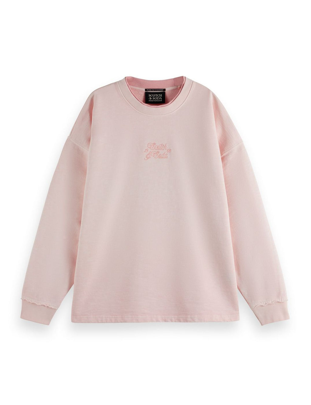 Sweat Oversize Teint sur Pièce Logo - Barely There