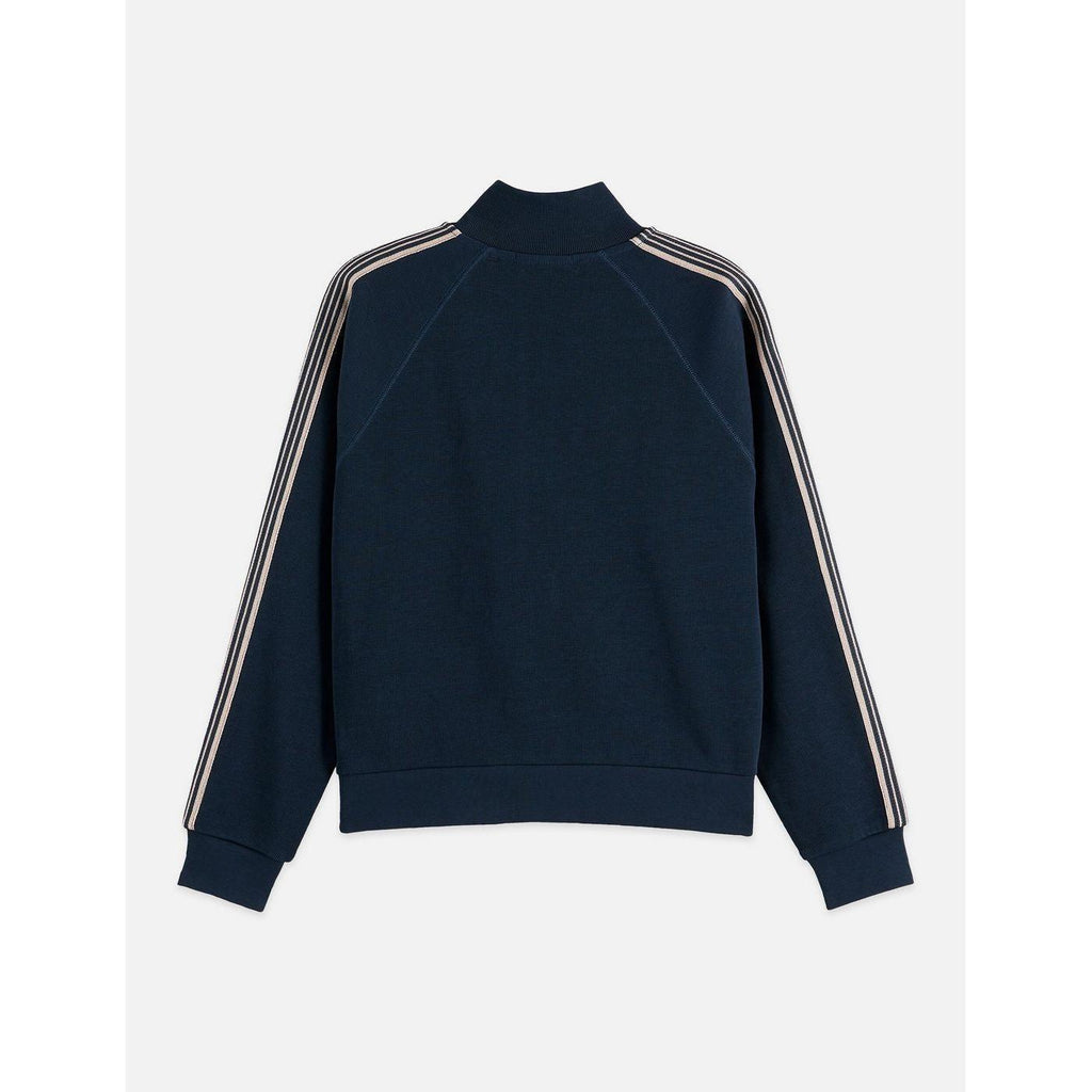 Sudadera con cremallera Interlock - Carbon