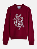 Sweat Chest Artwork Regular-Fit - Biking Red