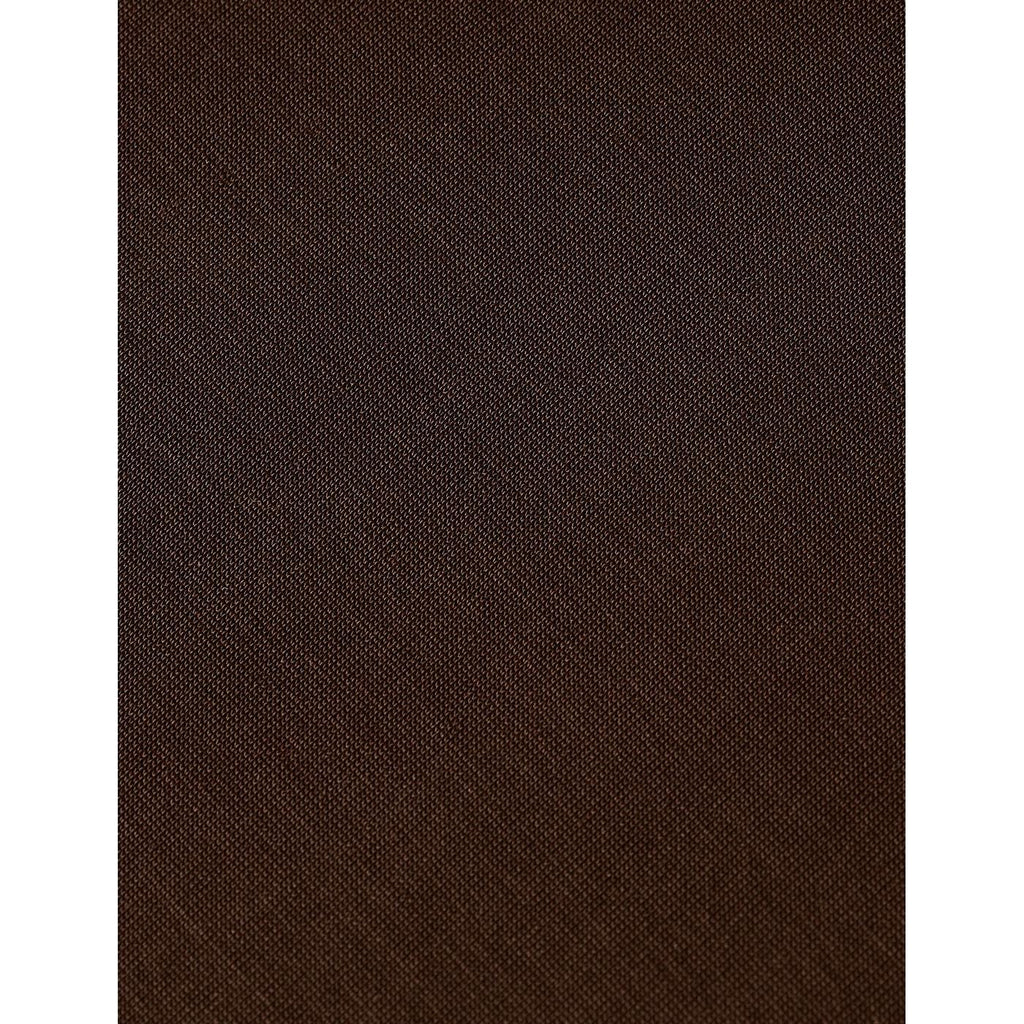 Sweat Tencel V-Neck Shortsleeved - Hot Fudge