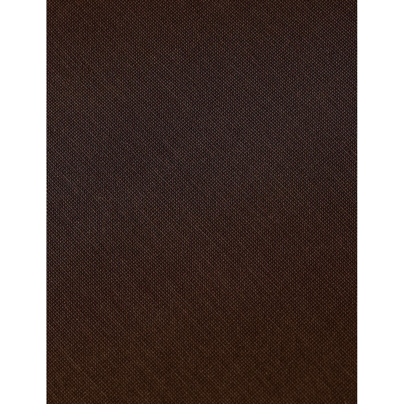 Sweat Tencel V-Neck Shortsleeved - Hot Fudge