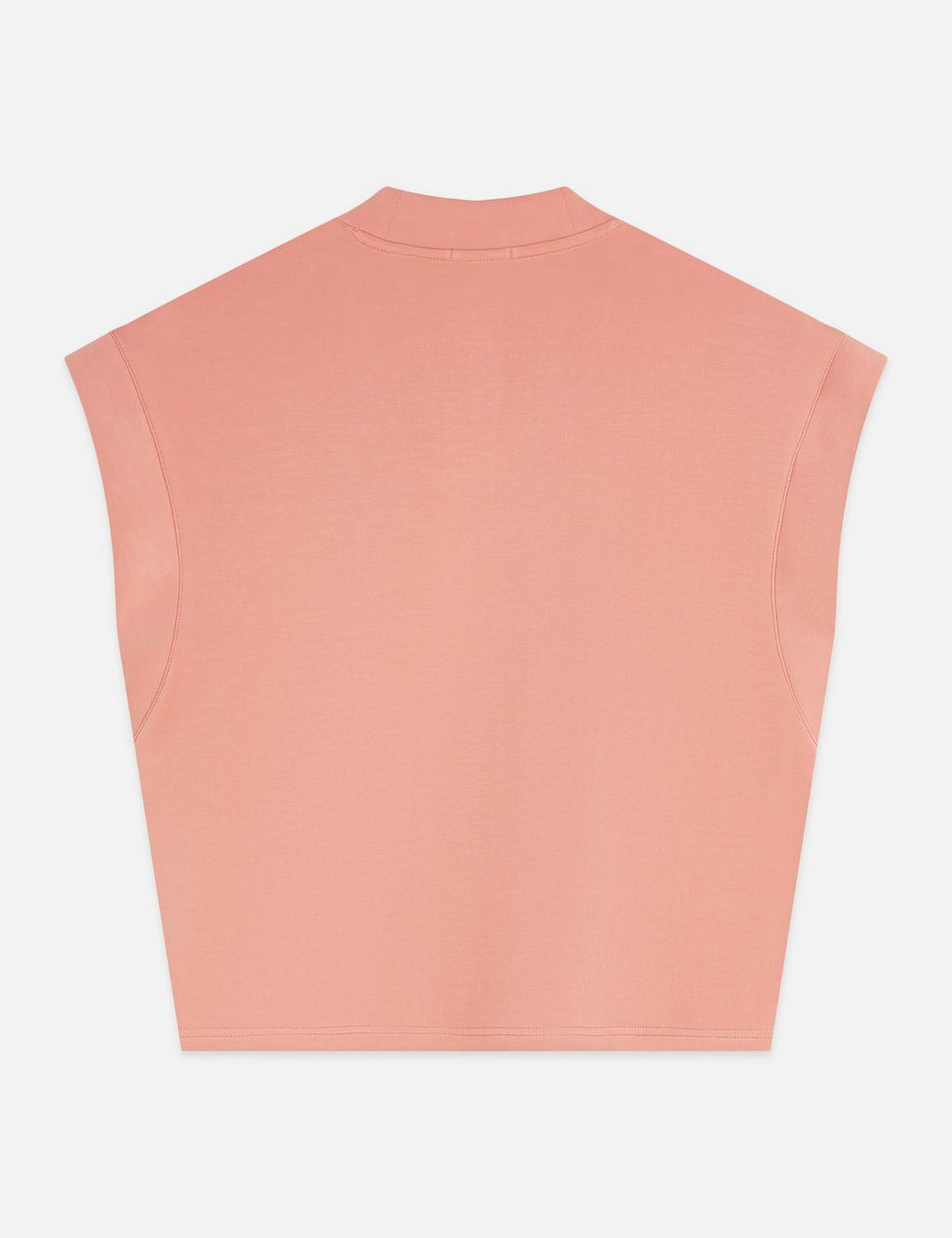 Tencel V-Neck Shortsleeved Sweatshirt - Canyon Clay
