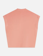 Tencel V-Neck Shortsleeved Sweatshirt - Canyon Clay
