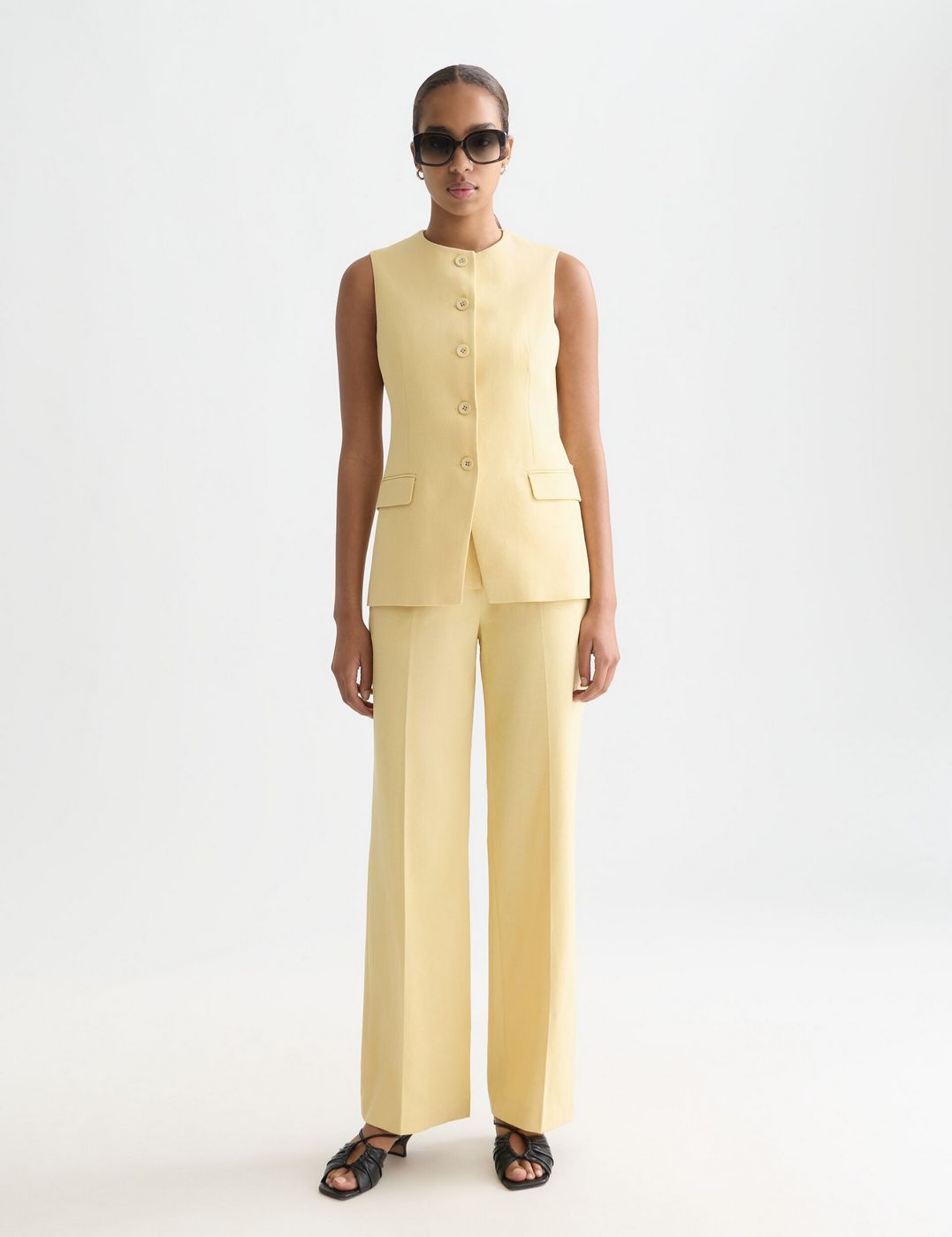 Tailored Gilet - Parsnip