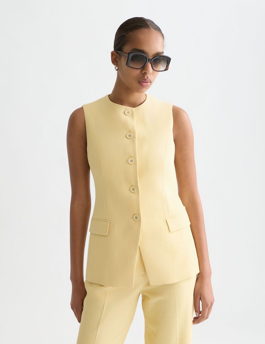 Tailored Gilet - Parsnip