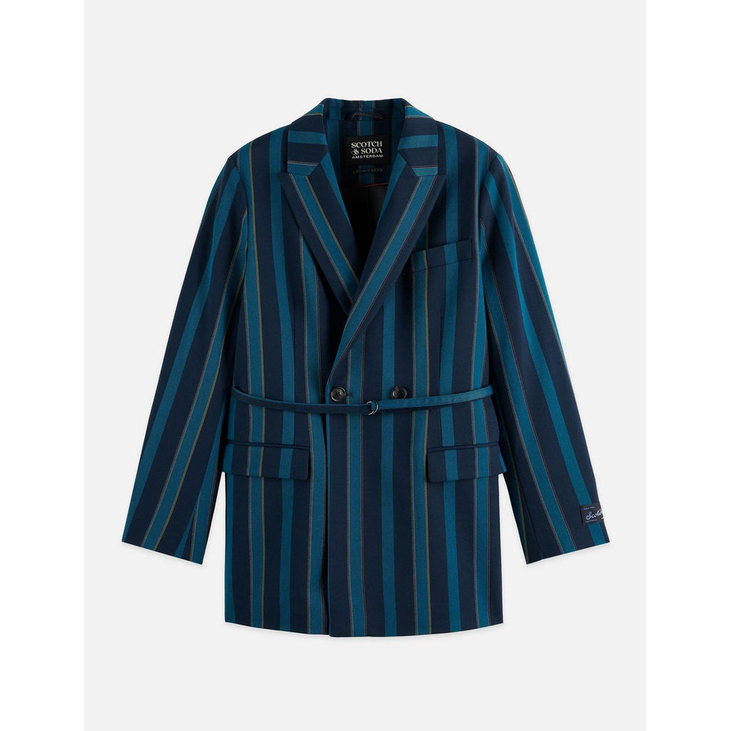 Blazer Blanket Stripe Db - Carbon Stripe