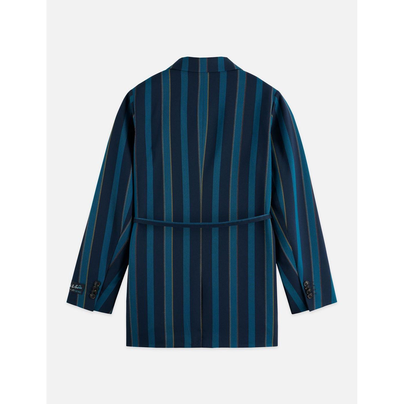 Blazer Blanket Stripe Db - Carbon Stripe