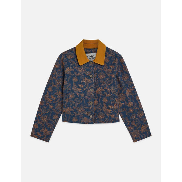 Robe Embroidered Cotton Jacket - Lucky Bandana Blues