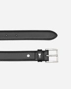 Ami Paris - Ceinture Paris En Cuir De Vachette