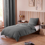 Duvet Set (Cover + Pillowcases) - 100% Cotton Gauze - Slate