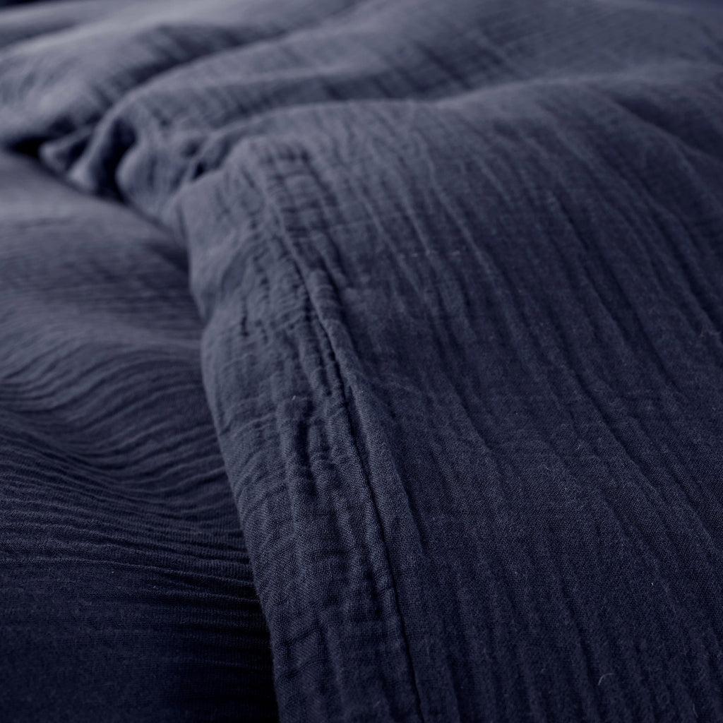 Parure De Couette (Housse + Taies D'Oreiller) - 100% Gaze De Coton - Orage
