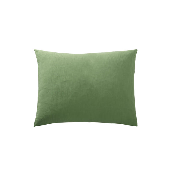 Funda de almohada - Gasa de Algodón - Oliva