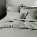 Housse De Couette - 100% Percale Coton - Ardoise