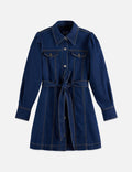 Robe Fitted Denim Western - Top Notch