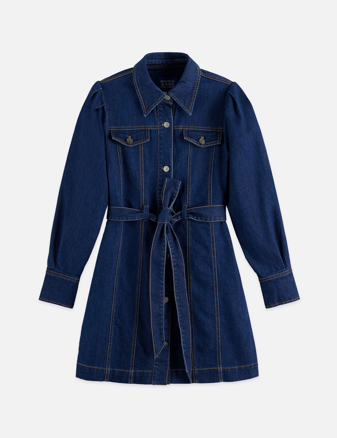 Robe Fitted Denim Western - Top Notch