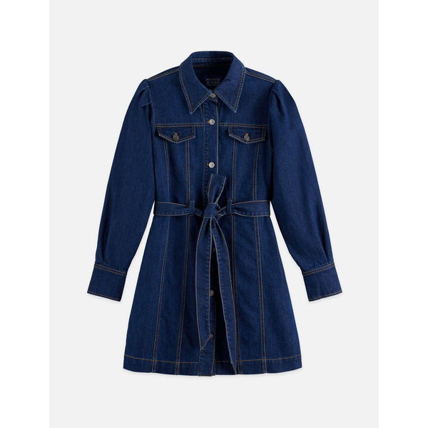 Robe Fitted Denim Western - Top Notch
