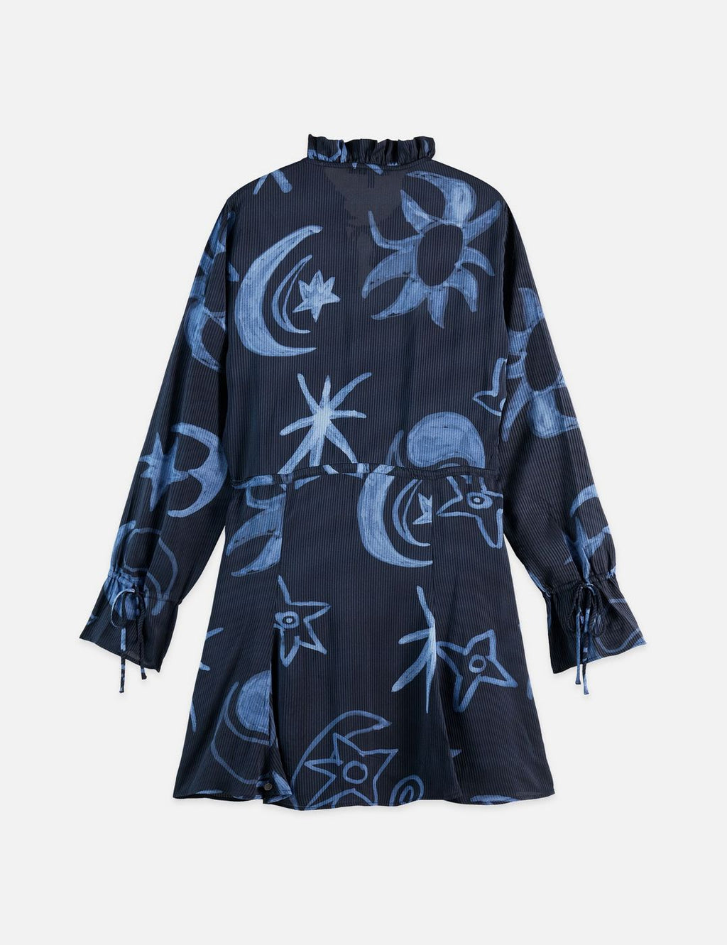Robe Printed Long Sleeve Mini - Cosmic Sky Spaced Carbon