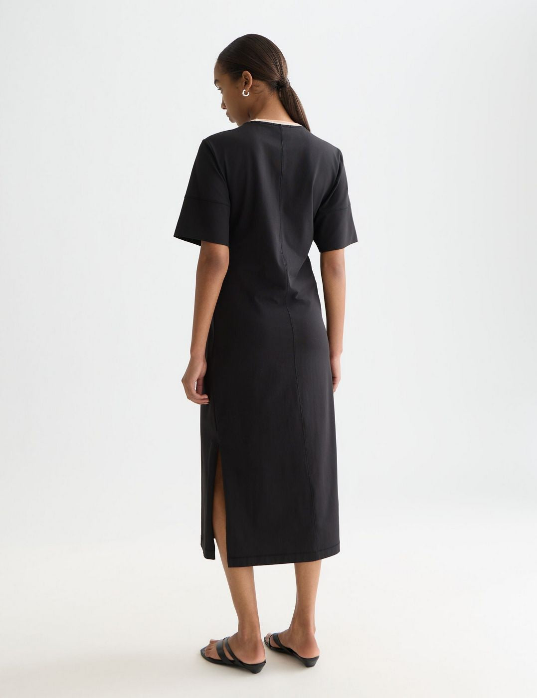 Robe T-Shirt Midi - Meteorite