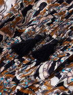 Robe Printed Tiered Maxi - Lucky Bandana Multi Meteorite