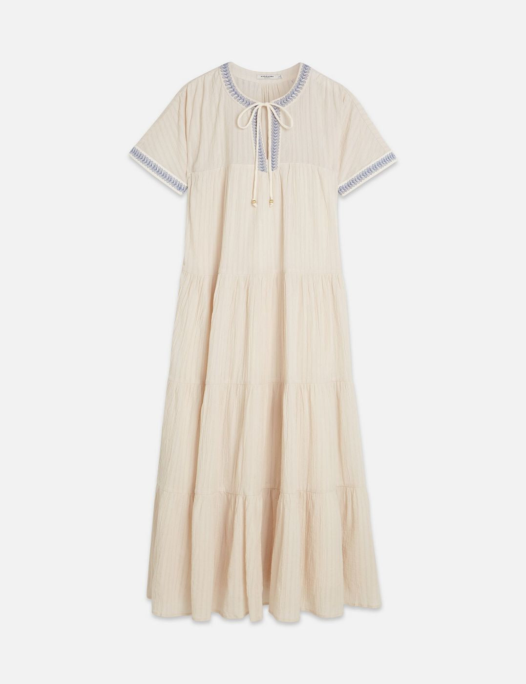 Robe Cotton Crepe Ankle Length - Fog