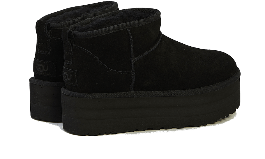UGG - Classic Ultra Mini Platform Black - Noir
