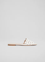 Mules En Cuir Amaya - Blanc