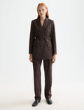 Robyn - High-Rise Relaxed Tapered Leg - Chocolate Plum