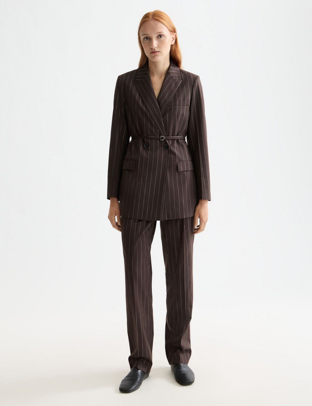 Robyn - High-Rise Relaxed Tapered Leg - Chocolate Plum