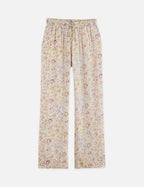 Gia - Mid Rise Wide Leg All Over Printed Pants - Cosmic Sky Eggnog