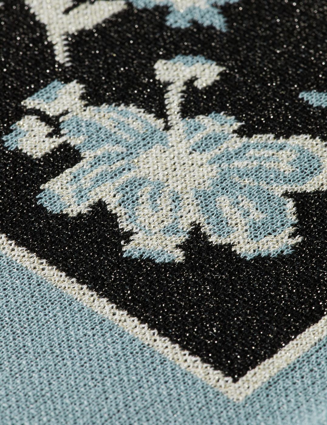 40 Years Jacquard Knitted Trousers - Meteorite