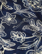 Eleni - All Over Printed High Rise Wide Leg Pull On Pants - Lucky Bandana Dress Blues