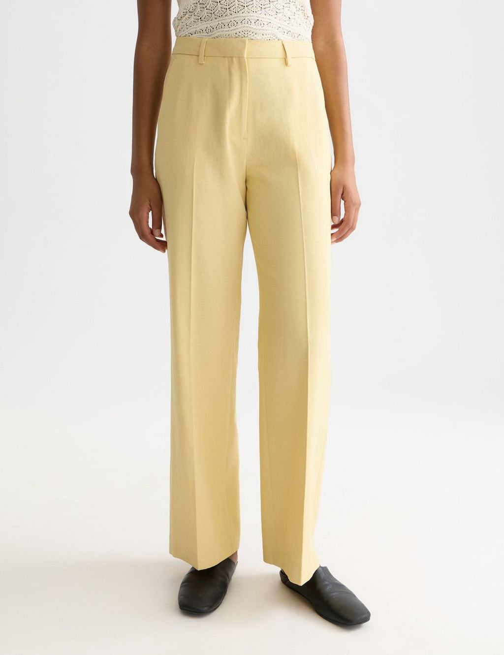 Pantalon Edie - High Rise Wide Leg - Parsnip