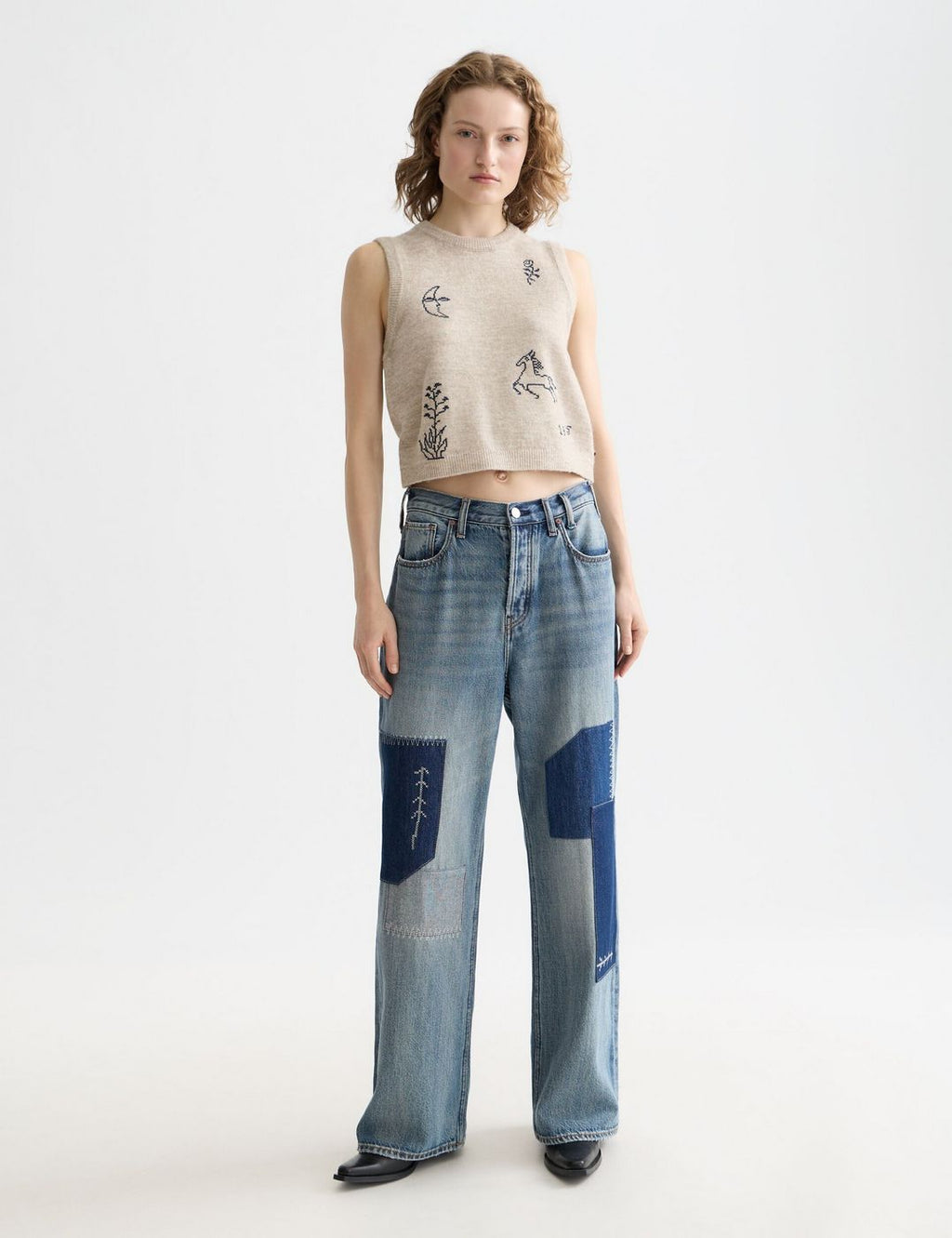 The Deep Low Rise Loose Fit - The Cosmico