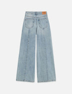 The Wave Wide Leg Jeans - Mystery Lights