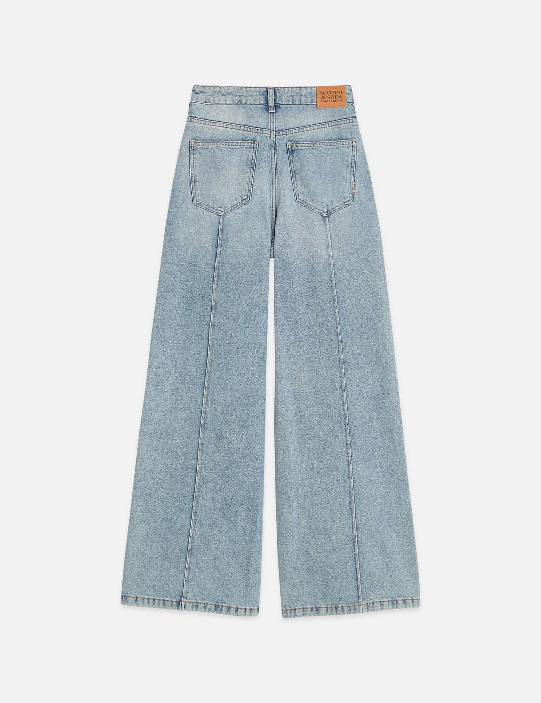 The Wave Wide Leg Jeans - Mystery Lights